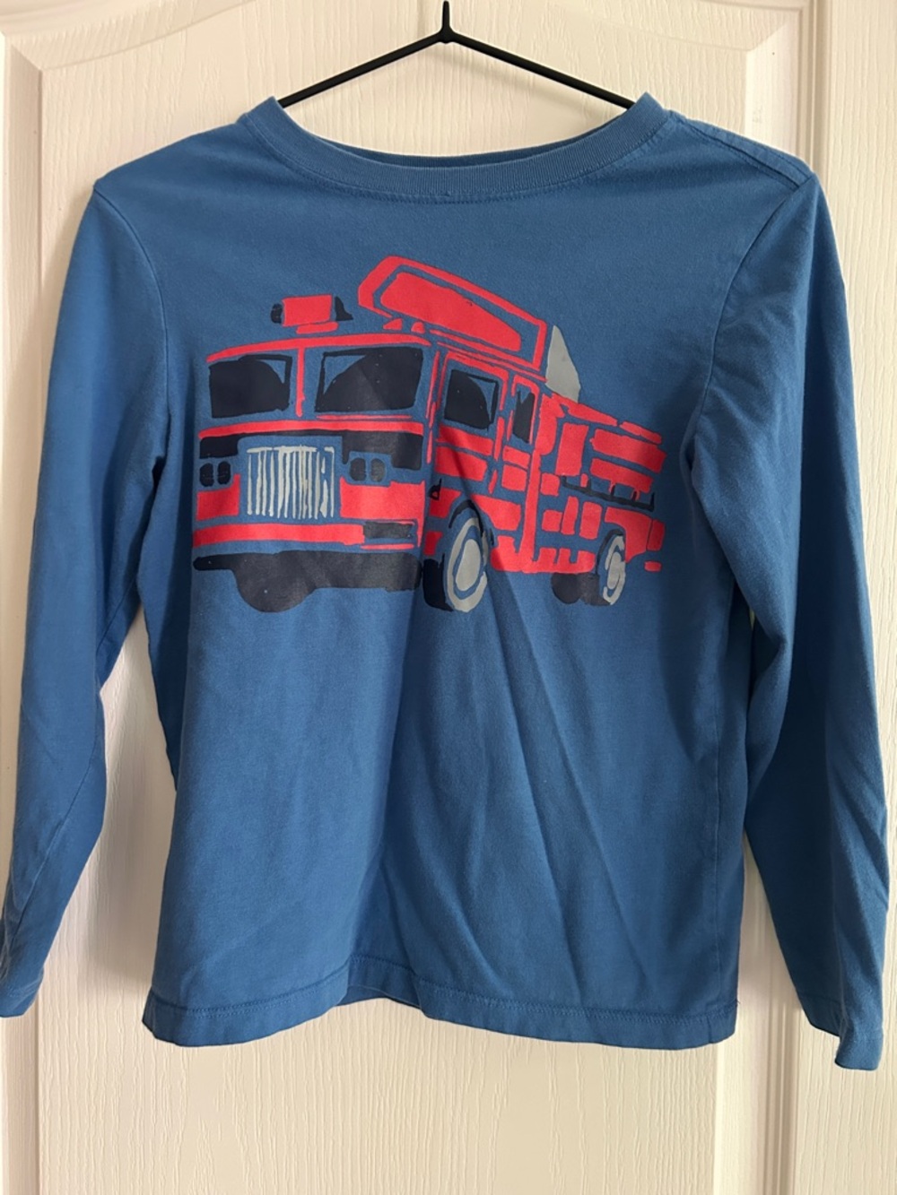 Hanna Andersson Boys long sleeve t-shirt Firetruck 130 8
